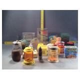 Various Michigan Coin Banks w/ Advertisements