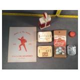Coke Collectibles, Coin Banks, Fire Dept. Book