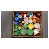 Multi Colored Miniature Tea Cups sets