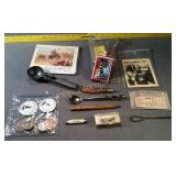 Pins, Button hooks, Playing Cards, Calendars,Knife