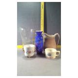 Pitchers, Vase and Cups