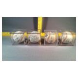 Team (non-certified) signed baseballs