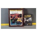 Michigan Football Bo Schembechler DVD & poster