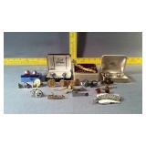 Tie Clips, Cuff Links & Pin