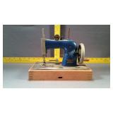 Vintage Casigo  Blue Sewing Machine