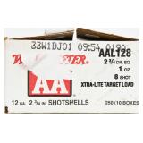 250 Rounds Of Winchester AA 12 Ga Shotshells