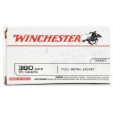 100 Winchester USA Ammunition 380 ACP
