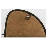 Moose Brand Suede Padded Pistol Case Small