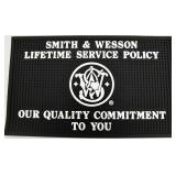 S & W LIFETIME SERVICE POLICY COUNTER MAT