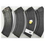 (4) AK mags 7.62X39 30 rd Magazines