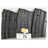 (3) RUGER Mini 14 .223 30 rd Magazines