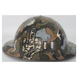 WWI Brodie Helmet Rigid Digit Salute