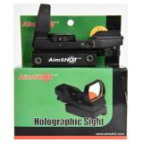 AIMSHOT Holographic Sight Multi Reticle Sight w/mt