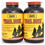 (2) Containers TRAIL BOSS IMR Smokeless Powder