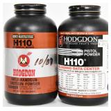 (2) containers HODGDON Pistol Powder & Rifle/handg