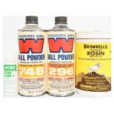 Brownells Powder Rosin, 2 Winchester Ball Powder