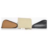 Lot of three soft cases, 2 handgun 1 longgun