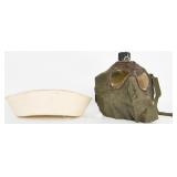 Authentic USGI Canteen/Cover & US 1943 goggle covr