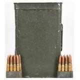 Spam Can of .30-06 Ball Ammo on Garand Clips