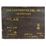 Original U.S. WWII .60 Cal Machine Gun T17 Wood Ae