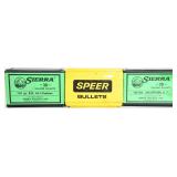 Speer Bullets .457 round ball & Sierra 30 cal bull