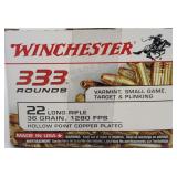 333 Rounds Winchester .22 LR Bulk Pack