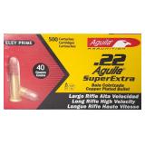 500 Rounds Aguila SuperExtra 22 Long Rifle Ammo