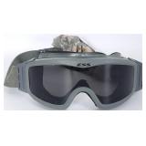 Ess Clear/Smoke Gray Tactical Goggles, Anti-Fog