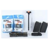 8 Firearm Parts w/ 6mm Mags & Bolt Carriers