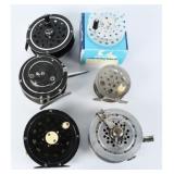 6 Vintage Fishing Reels: Shakespeare & Martin