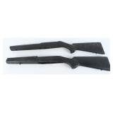A Pair of Ruger Factory Synthetic Rifle Stocks