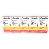 250 Rds Aguila High Velocity .22 LR Ammo