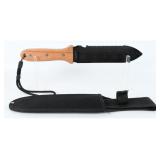 Hori Hori Knife w/ Black Blade & Hardwood Handle