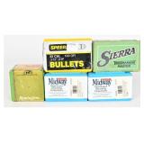 A Lot of Five Boxes of .32 Caliber Reloading . 450