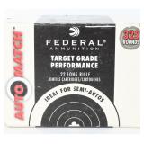 325 Rds Federal AutoMatch Target Grade .22 LR Ammo