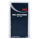CCI No. 500 Small Pistol Primers 1000 Count Box