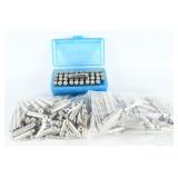 A Collection of 229 Empty .223 Rem Nickel Plated