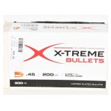 X-Treme Bullets .45 200 Grain RN Copper Plated