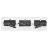 Trio of Harris RBA-3 Rota-Pod Rotating Bipod