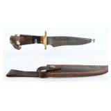 Handmade Damascus Steel Bowie Knife