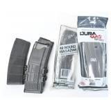 5 AR-15 Pattern Rem Mags .223 Rem 5.56x45mm