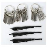 A Collection of Law Enforcement Handcuff Keys and