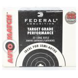 Federal AutoMatch Ammunition .22 Long Rifle