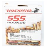 Rds Winchester 555 Bulk Pack .22 LR Ammo