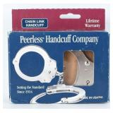 Peerless 700 Chain Link Handcuffs w/ Box & Keys