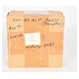 A Lot of 500 Remington .25 ACP Unprimed Brass