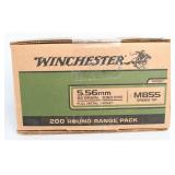 Winchester M855 200 Round Ammunition 5.56mm 2022
