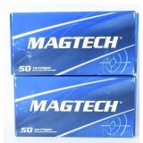 100 Rds Magtech 115 Grain Full 9mm Luger Ammo