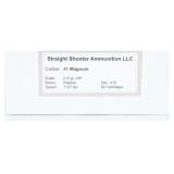Rds A Box 50 Straight Ammo