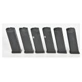6 Glock .40 S&W Semi-Automatic Pistol Magazines